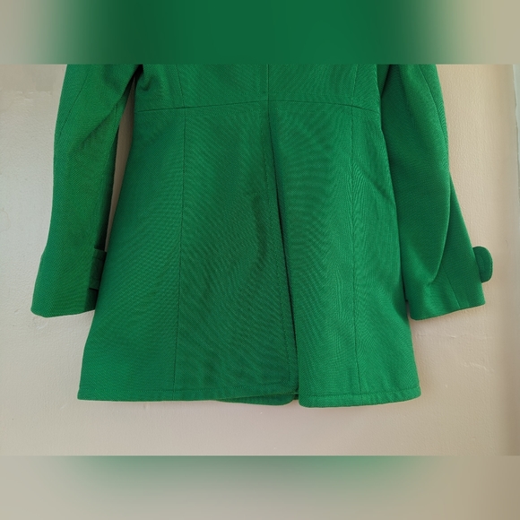 Banana Republic Kelly Green, Cotton Peacoat/Trenchcoat/Coat (SIZE XS) - Picture 11 of 16